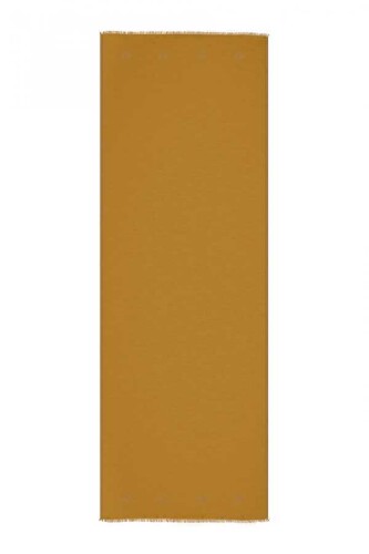 Taşlı Düz Tivil Altın İpek Şal 68x200 