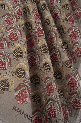 Ters Lale Taş Yün Şal 70x200 - Imannoor (4)