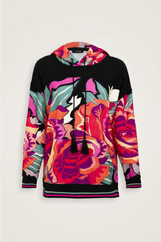 The Name of the Rose is Leyla Black Three Thread Sweatshirt - Imannoor (1)