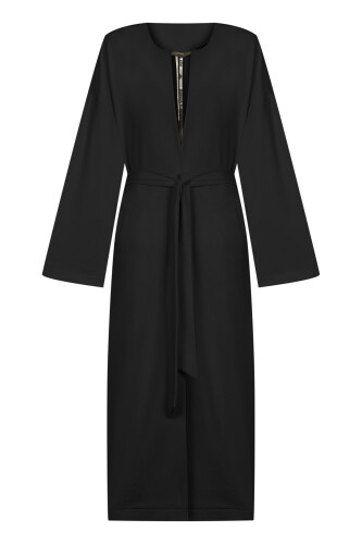Three Thread Black Coat 