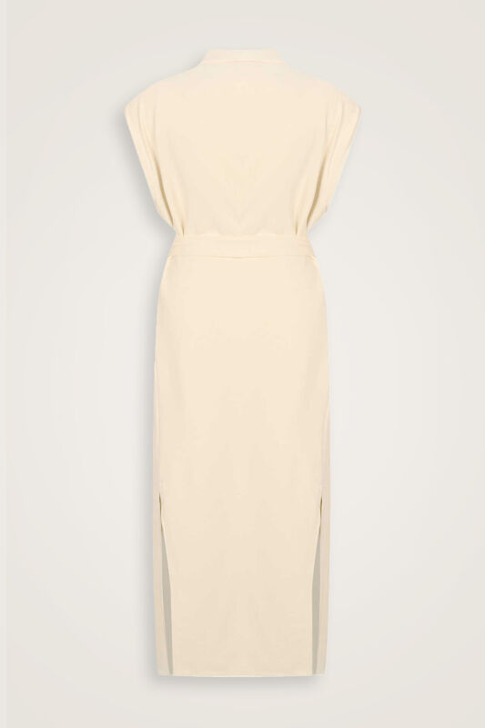 Three Thread White Long Vest - 2