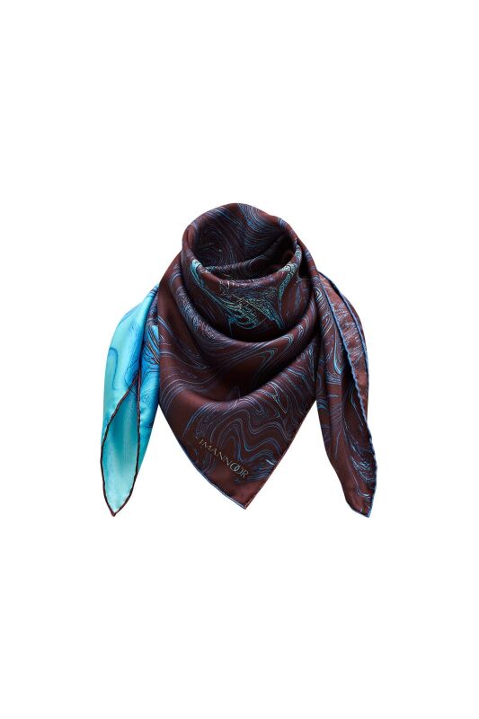 Topkapi Palace Twill Silk Foulard - 4
