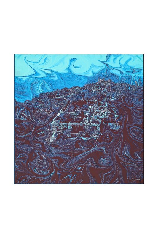 Topkapi Palace Twill Silk Foulard - 1