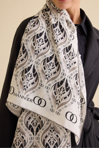 Tulip Beige Cotton Silk Shawl - 5