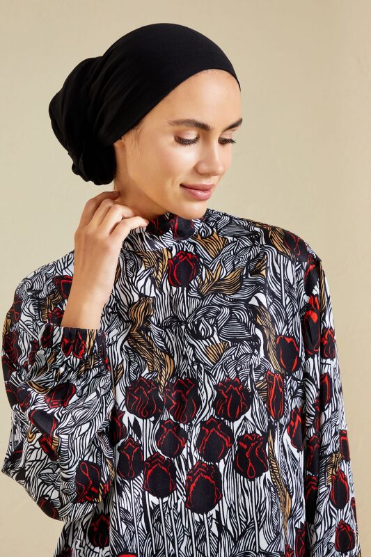 Tulip Long Sleeve Tunic Black - 4