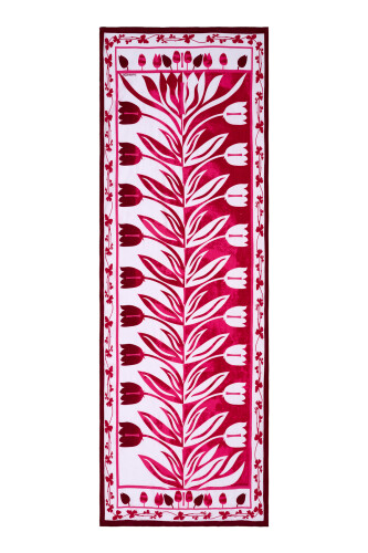Tulip Way Cotton Shawl Pink - 1