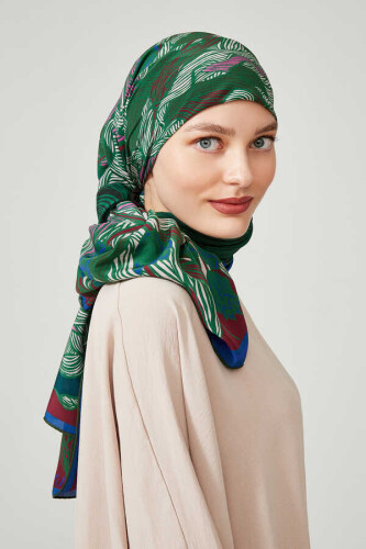 Istanbul Silk Shawl Green - 2