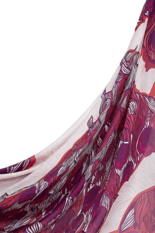 Istanbul Silk Shawl Pink - 5