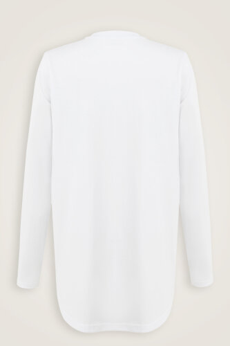 Tulips of the Bosphorus Long Sleeve White T-Shirt - 6