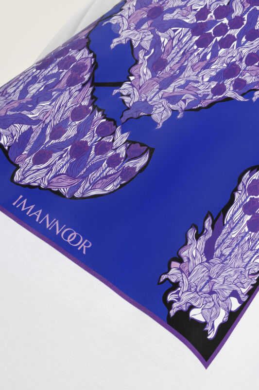 Tulips of the Bosphorus Long Sleeve White T-Shirt - 4