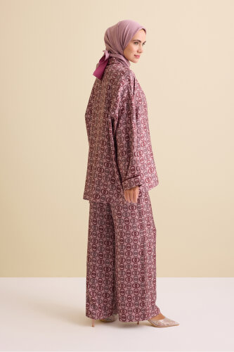 Twist Coral Silk Short Kimono - 6