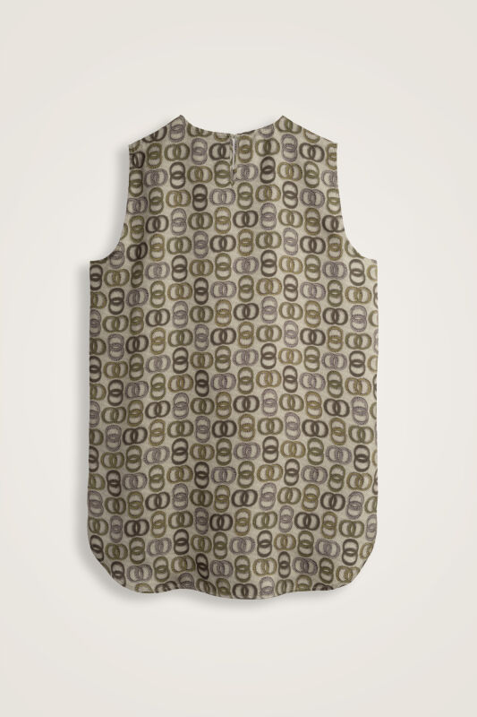 Twist Khaki Silk Undershirt - 3