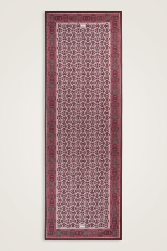 Twist Noor Coral Cotton Floss Shawl - 1