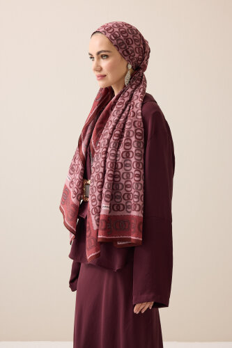 Twist Noor Coral Cotton Floss Shawl - 6