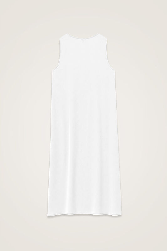 White Lined Dress - 2