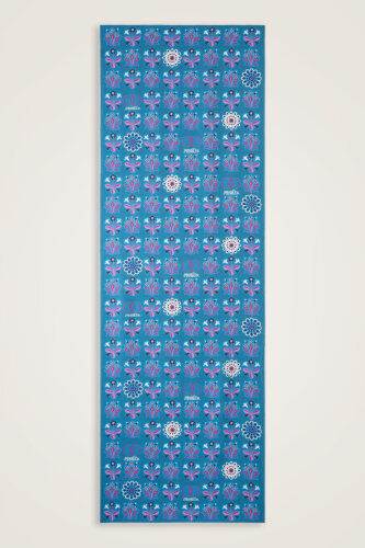 Wildflower Pink-Turquoise Cotton Silk Scarf - Imannoor (1)