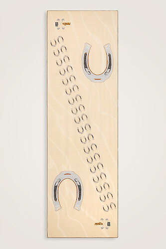 Wind Trace Cream Crepe Silk Scarf 