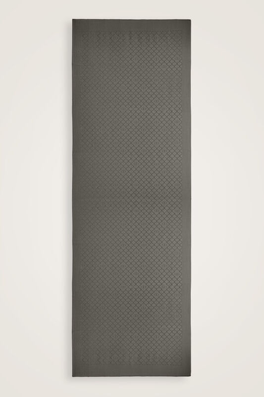 Window Lattice Anthracite Ramy Jacquard Shawl - 1