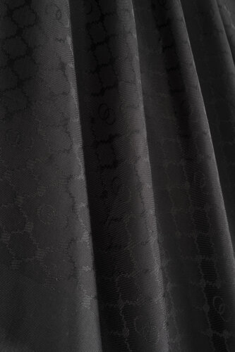 Window Lattice Black Ramy Jacquard Shawl - 3