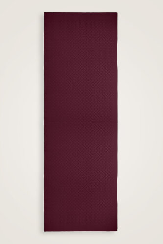 Window Lattice Burgundy Ramy Jacquard Shawl 