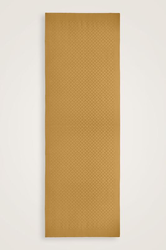 Window Lattice Camel Ramy Jacquard Shawl - 1