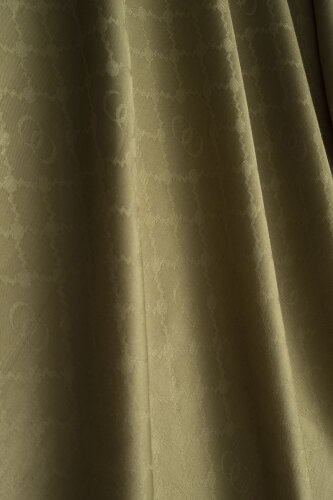 Window Lattice Khaki Ramy Jacquard Shawl - 2