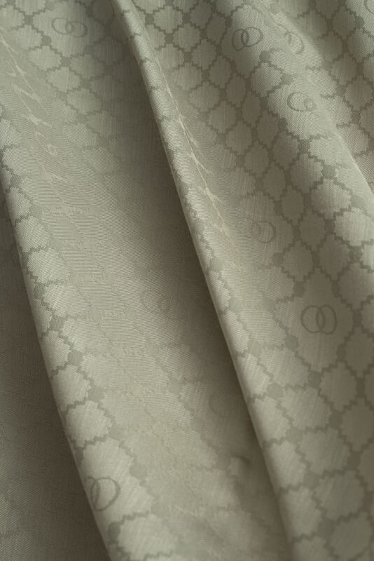 Window Lattice Mustard Ramy Jacquard Shawl - 2