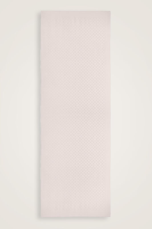 Window Lattice Powder Ramy Jacquard Shawl - 1