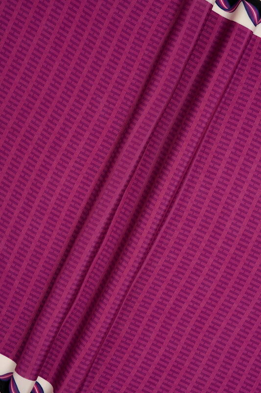 Wings of Love Silk Shawl Fuchsia - 3