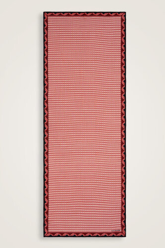 Wings of Love Silk Shawl Red - 1