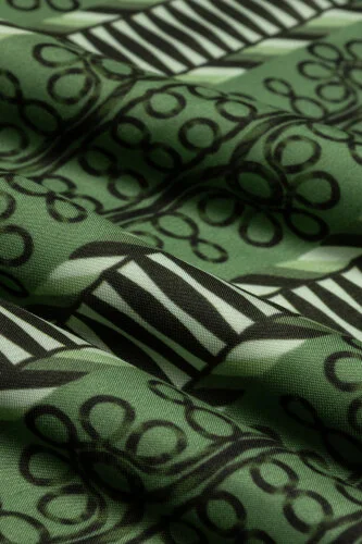 Wire Green Floss Viscose Shawl - Imannoor (4)