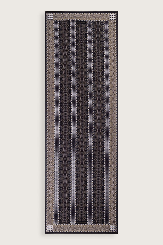 Wire Khaki Floss Viscose Shawl - 2