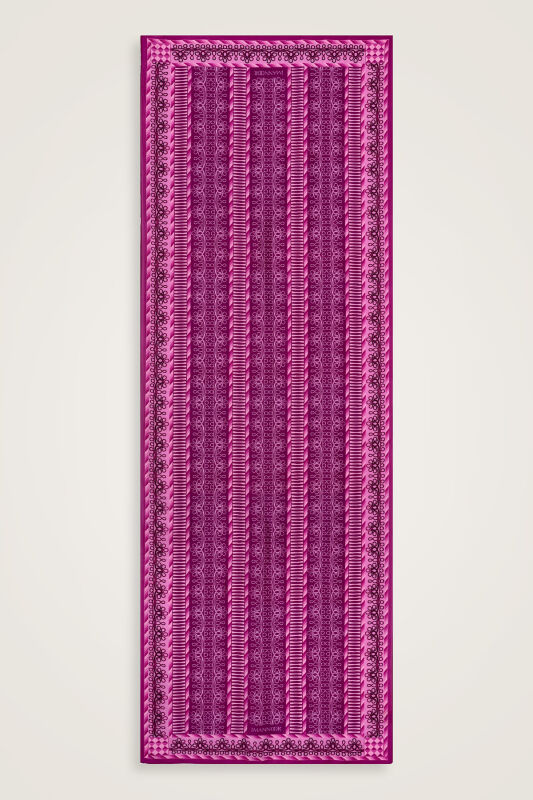 Wire Purple Floss Viscose Shawl - 2