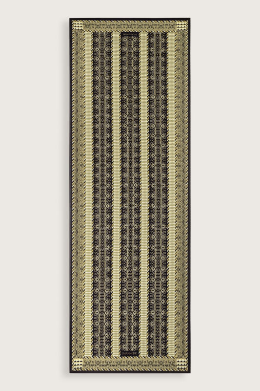 Wire Tan Floss Viscose Shawl - 2