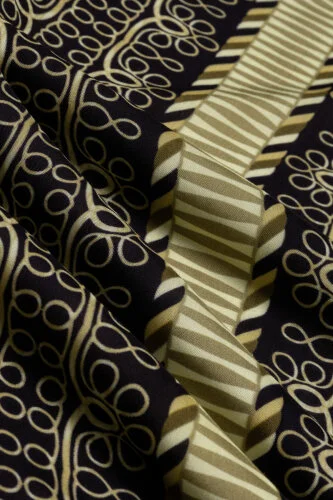 Wire Tan Floss Viscose Shawl - 4