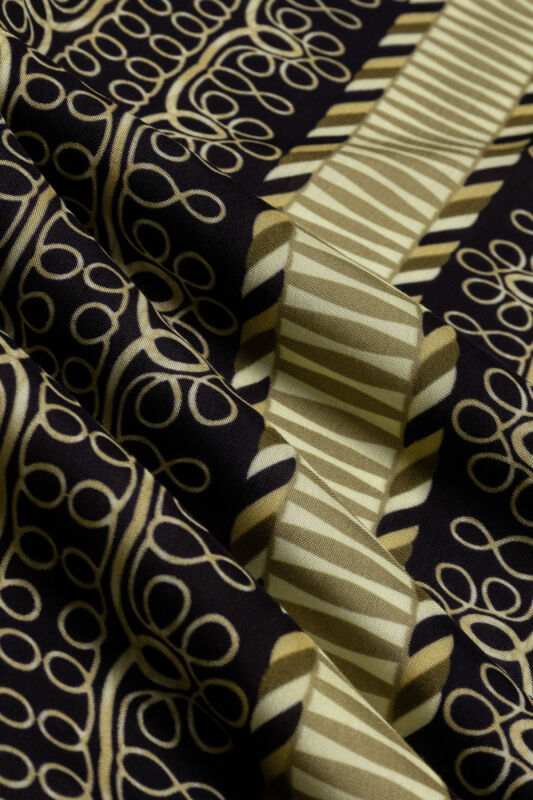 Wire Tan Floss Viscose Shawl - 4