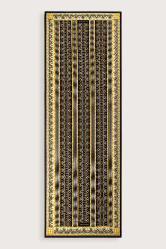 Wire Yellow Floss Viscose Shawl - 2