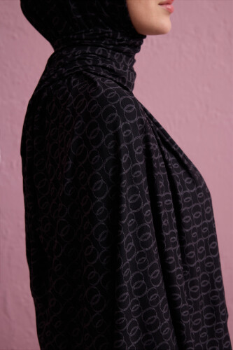 Woven Noor Black Supreme Shawl - 3