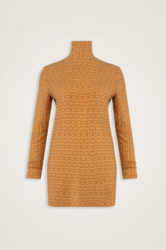 Woven Noor Camel Hair Long Supreme Blouse - 1