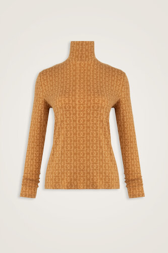 Woven Noor Camel Hair Short Supreme Blouse 