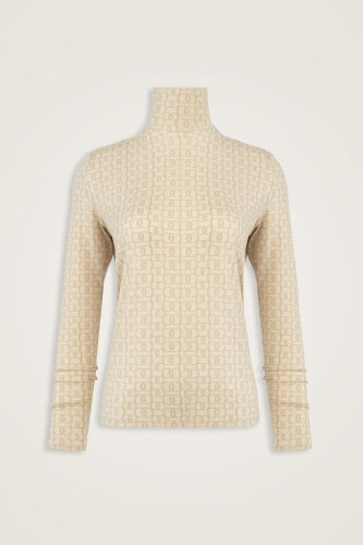 Woven Noor Cream Short Supreme Blouse 