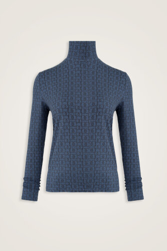 Woven Noor Indigo Short Supreme Blouse 