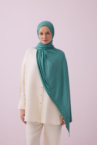 Woven Noor Mint Supreme Shawl 