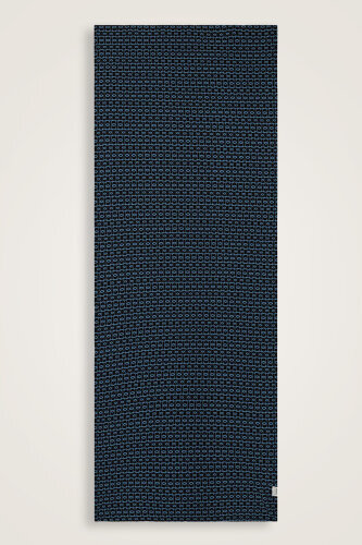 Woven Noor Navy Blue Supreme Shawl - 2