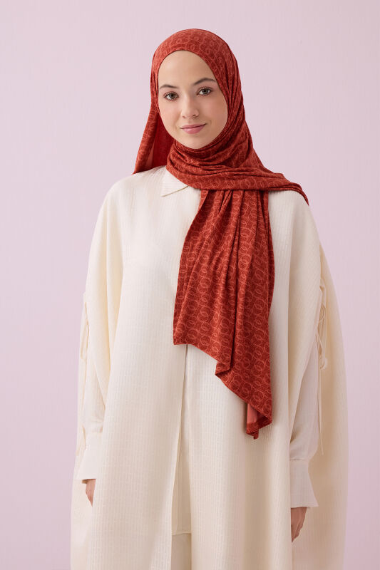 Woven Noor Tan Supreme Shawl - 3