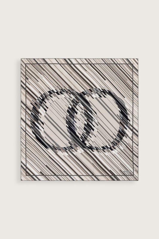 Yağmur Noor Taş Tivil İpek Eşarp 90x90 - 2