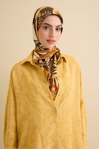 Yellow Linen Jacquard Shirt - 3
