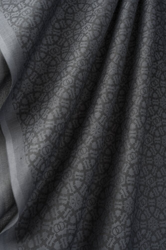 Yıldızlı Gece Füme Pamuk İpek Şal 70x200 - Imannoor (2)