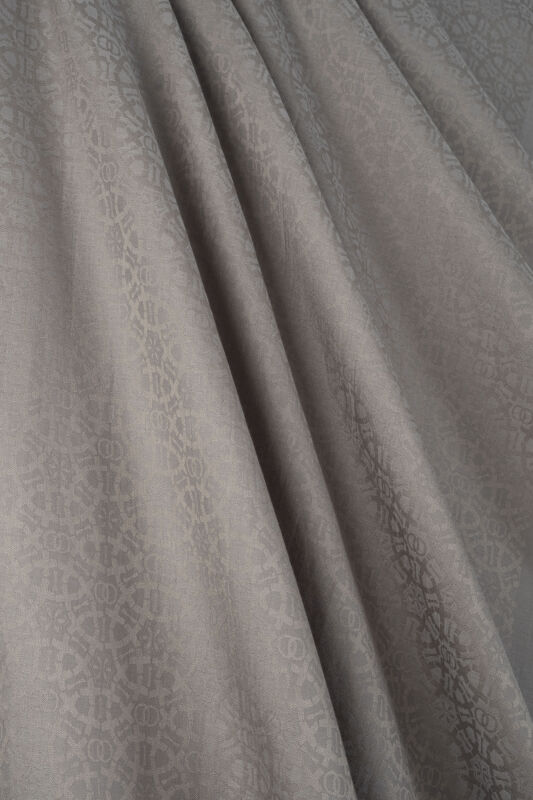 Yıldızlı Gece Gri Pamuk İpek Şal 70x200 - 2