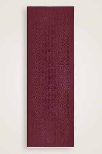 Yonca Logo Cherry Naia Jacquard Silk Scarf 